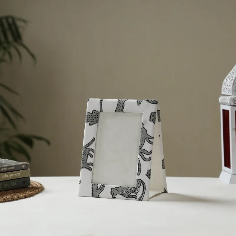 White - Fabric Embellished Handmade Photo Frame (8 x 6 in) 32 sold by Itokri