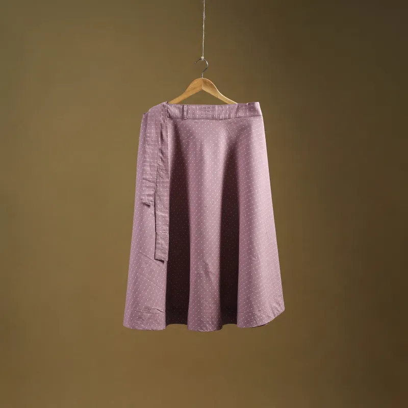 Jacquard Weave Cotton Wrap Around Skirt 03 sold by Itokri