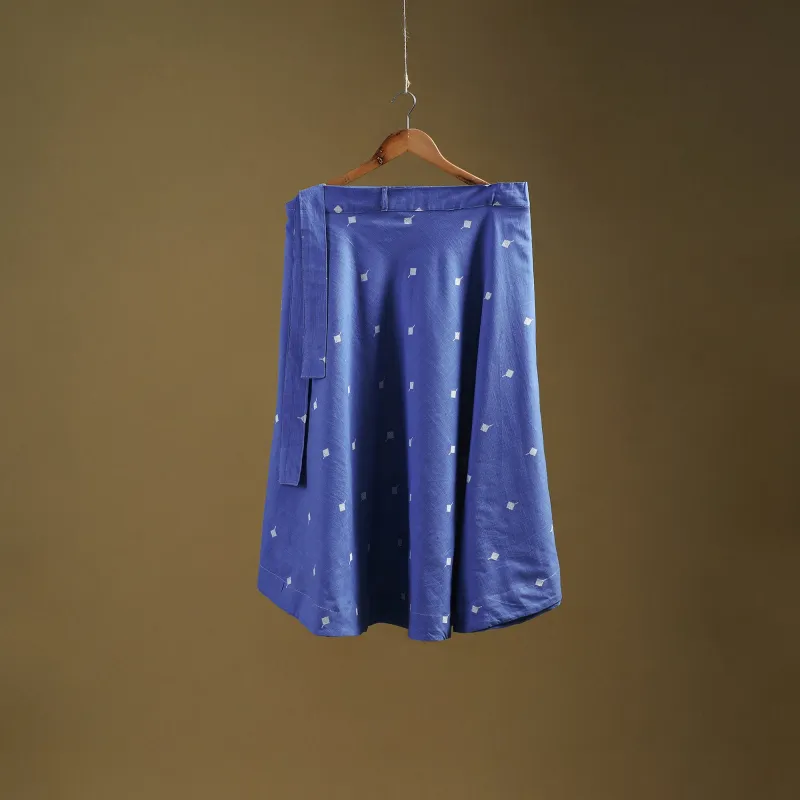 Jacquard Weave Cotton Wrap Around Skirt 12 sold by Itokri