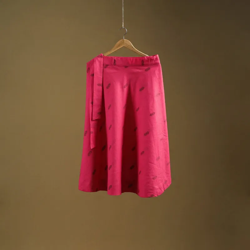 Jacquard Weave Cotton Wrap Around Skirt 15 sold by Itokri