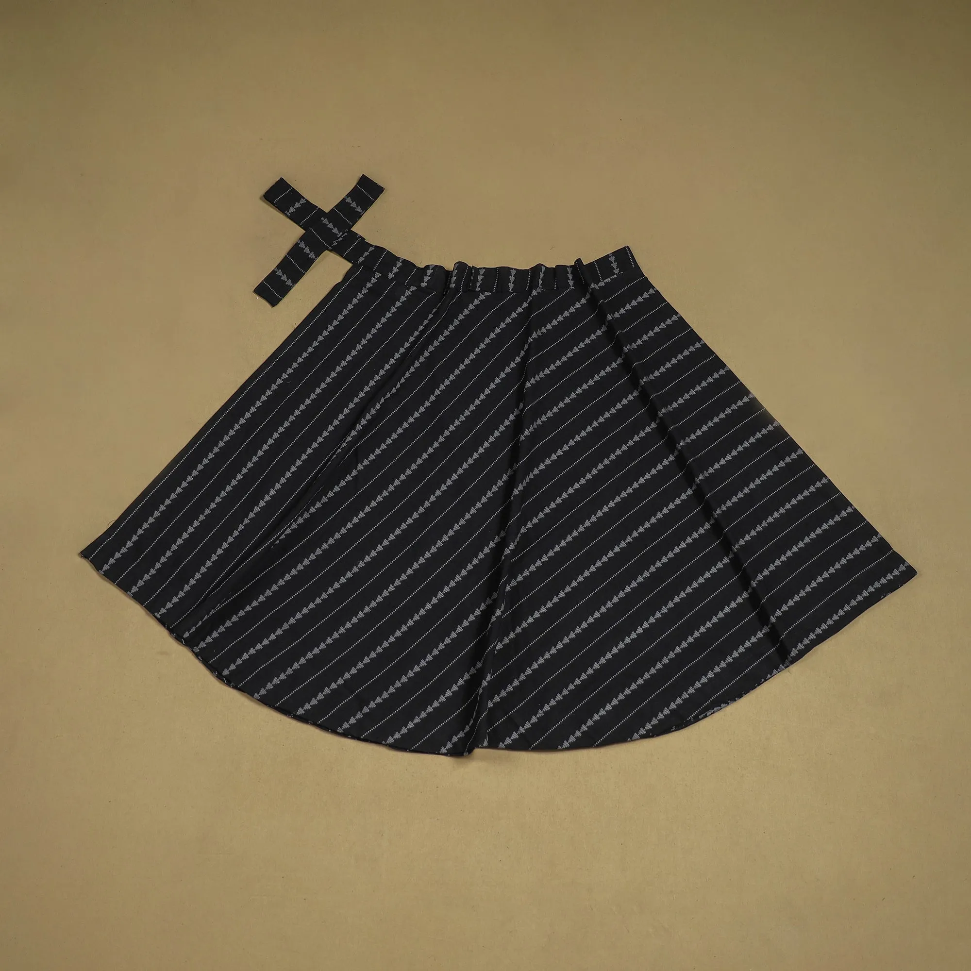 Jacquard Weave Cotton Wrap Around Skirt 31 sold by Itokri product image thumbnail 4