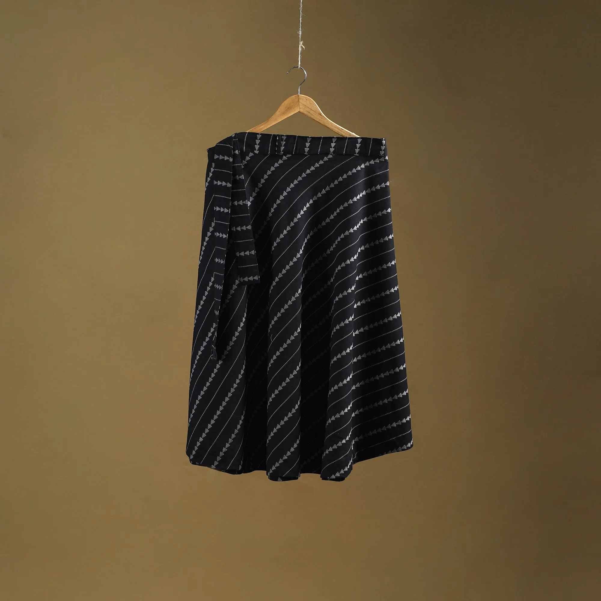 Jacquard Weave Cotton Wrap Around Skirt 31 sold by Itokri