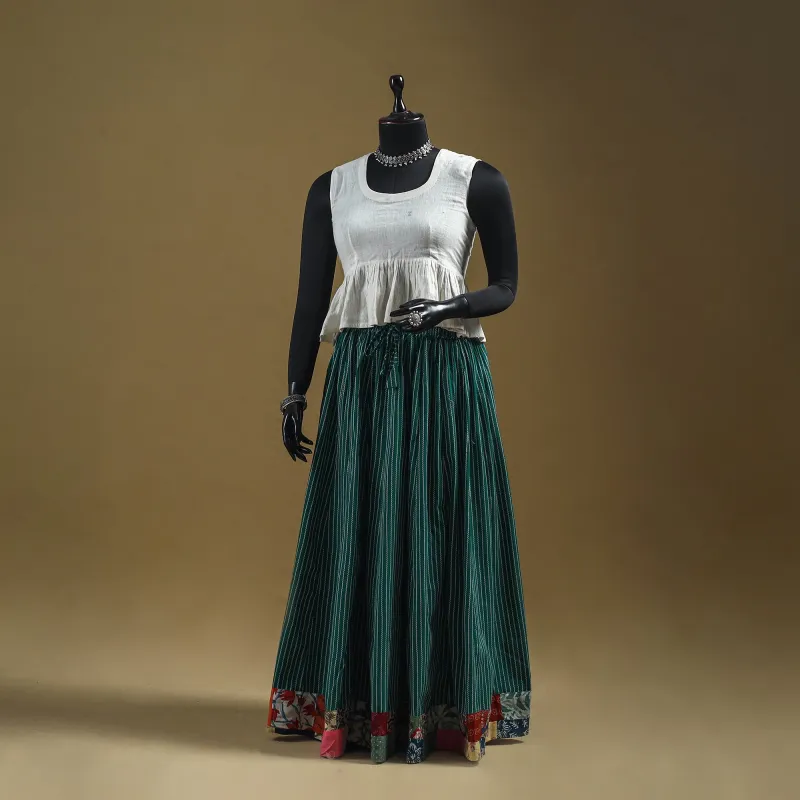 Jacquard Patchwork 24 Kali Cotton Long Skirt 24 sold by Itokri