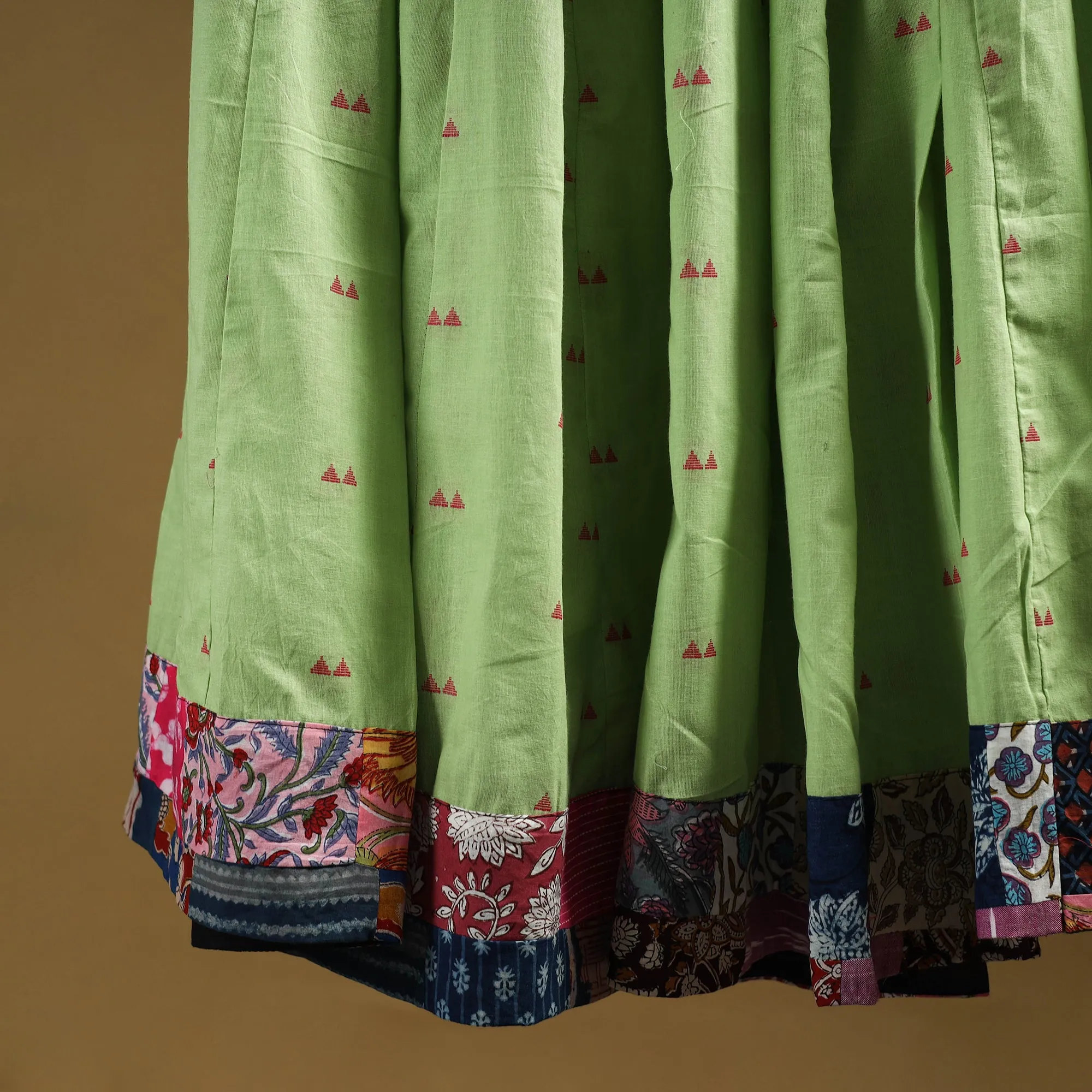 Jacquard Patchwork 24 Kali Cotton Long Skirt 22 sold by Itokri product image thumbnail 4