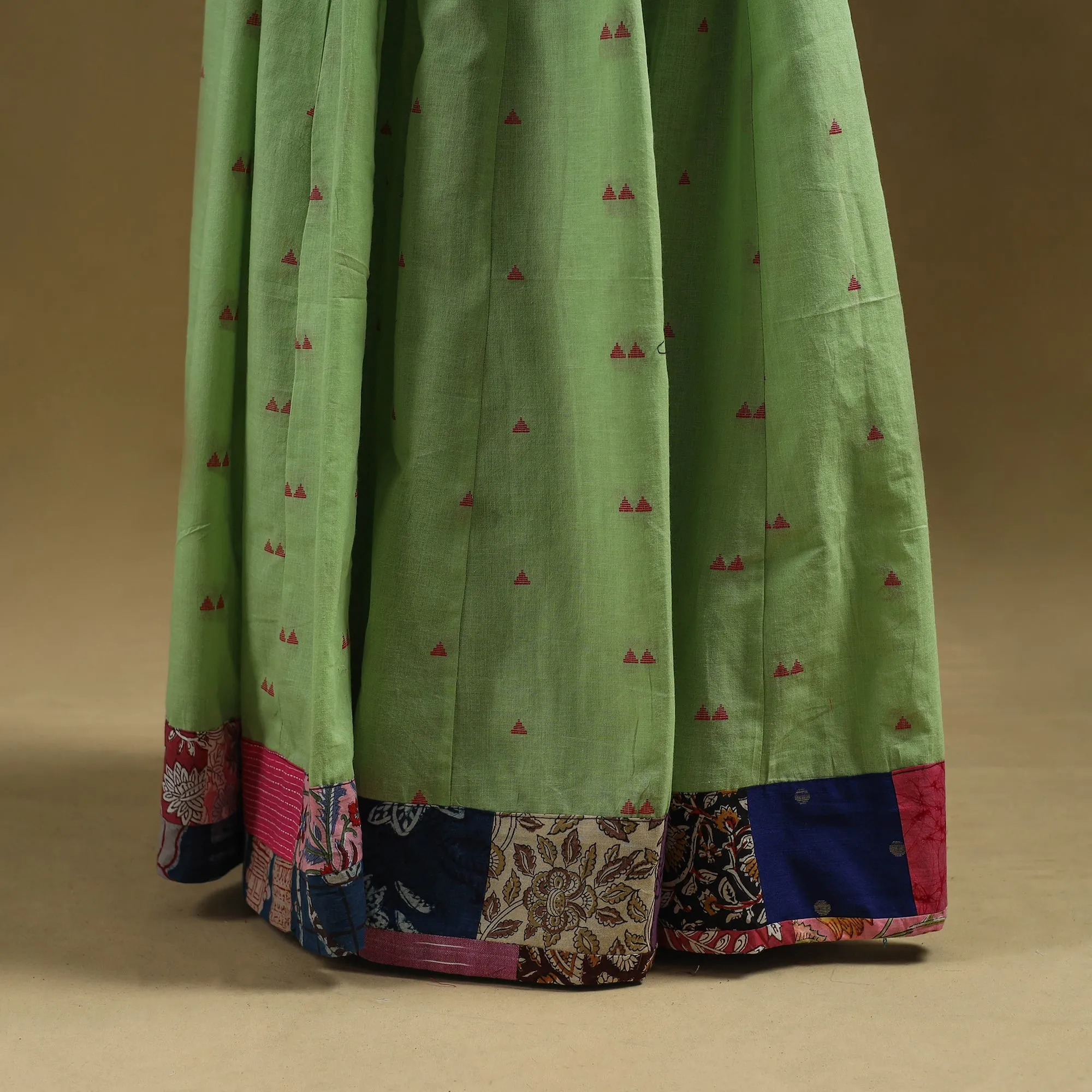 Jacquard Patchwork 24 Kali Cotton Long Skirt 22 sold by Itokri product image thumbnail 3