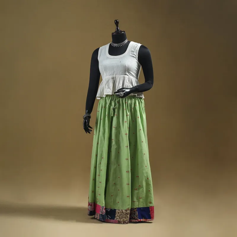 Jacquard Patchwork 24 Kali Cotton Long Skirt 22 sold by Itokri