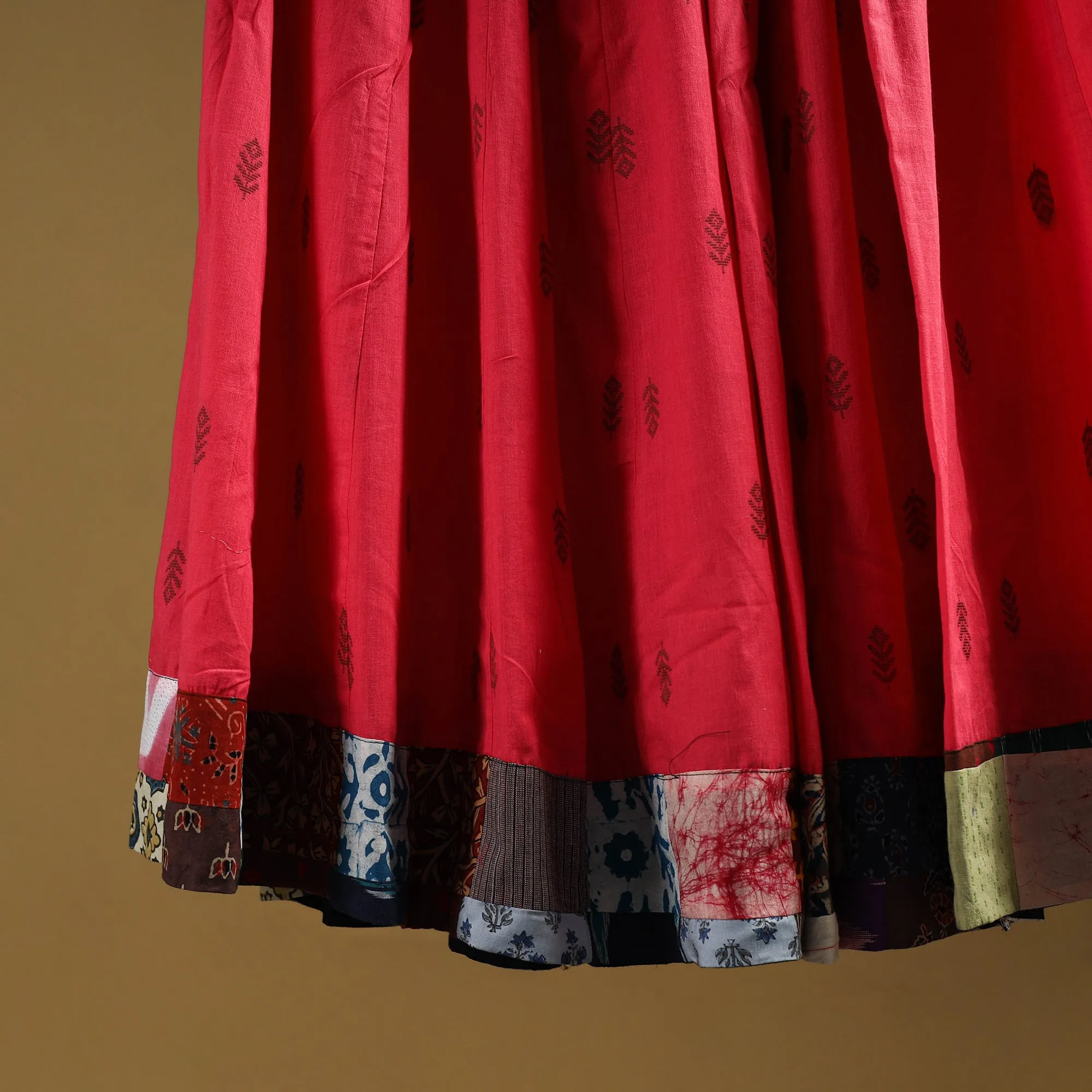 Jacquard Patchwork 24 Kali Cotton Long Skirt 17 sold by Itokri product image thumbnail 4