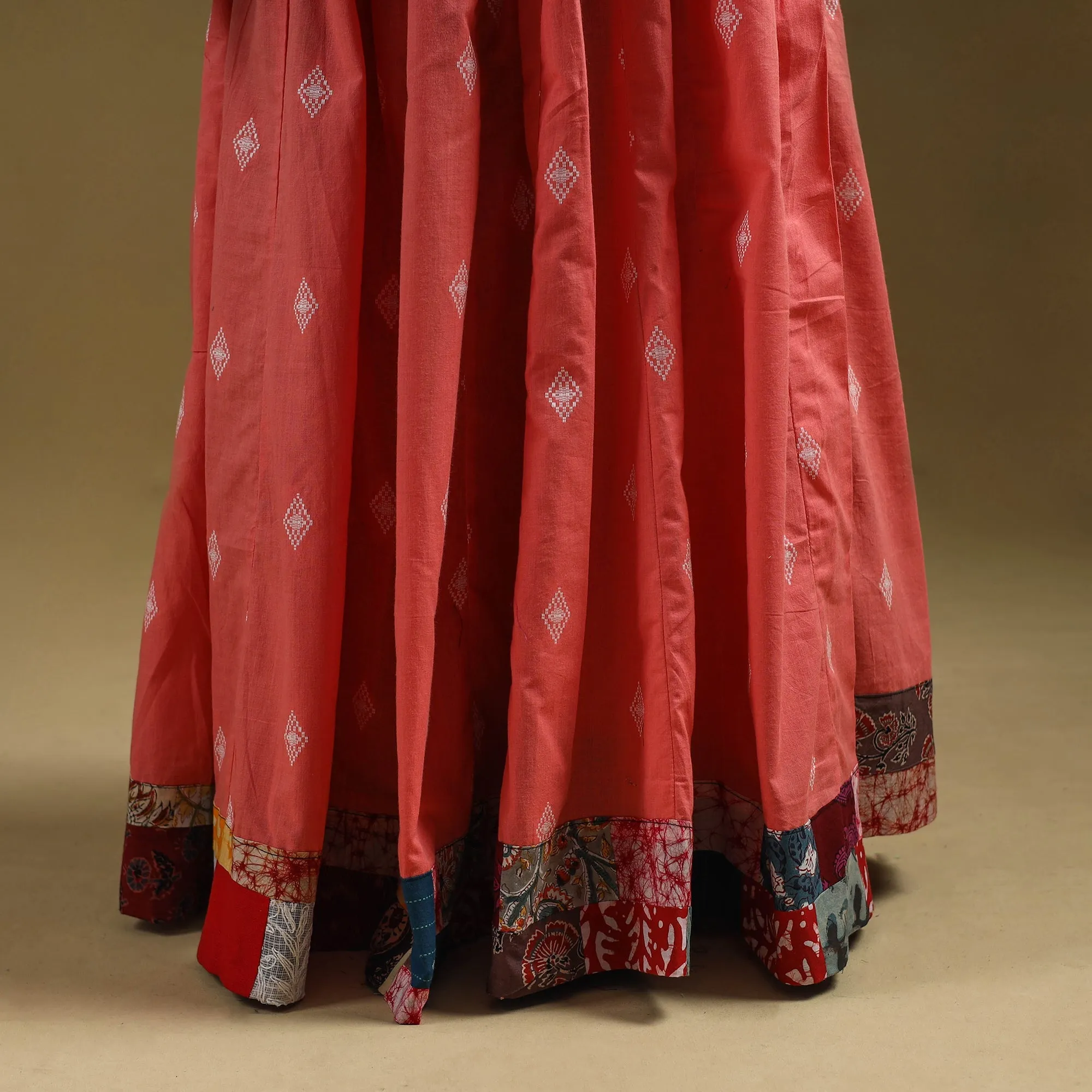 Jacquard Patchwork 24 Kali Cotton Long Skirt 12 sold by Itokri product image thumbnail 3