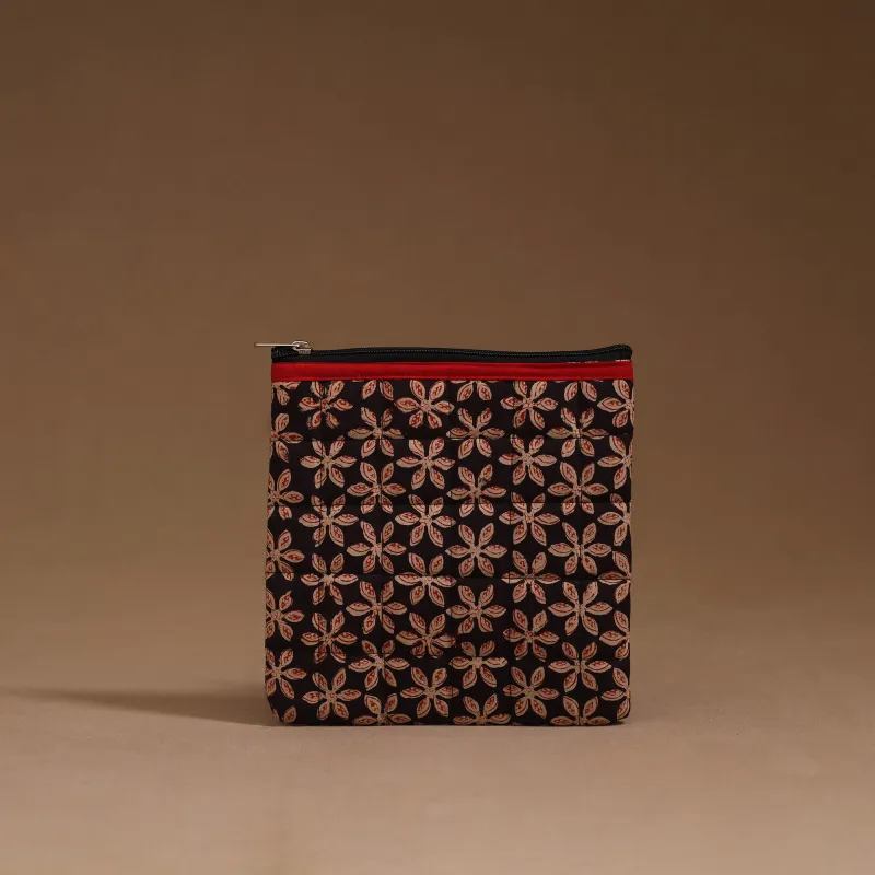 Black - Handmade Quilted Utility Pouch 01 sold by Itokri