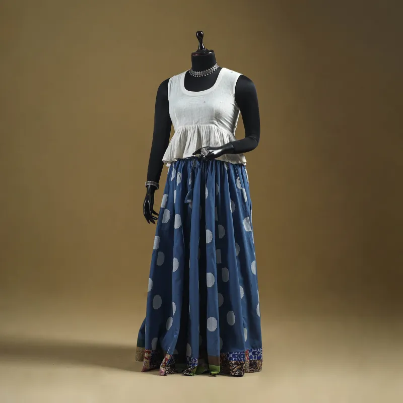 Jacquard Patchwork 24 Kali Cotton Long Skirt 05 sold by Itokri