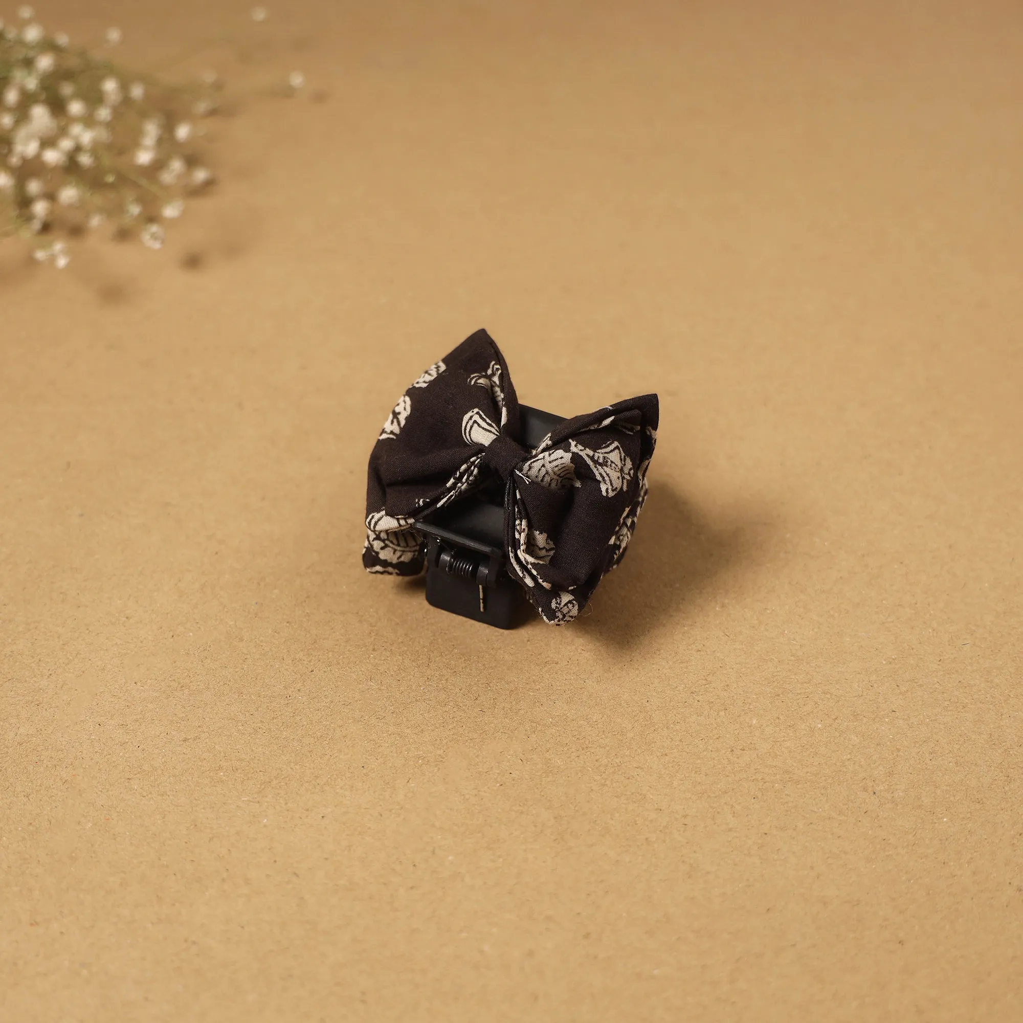 Beige - Handmade Women's Bow Hair Claw Clip 93 sold by Itokri product image thumbnail 3