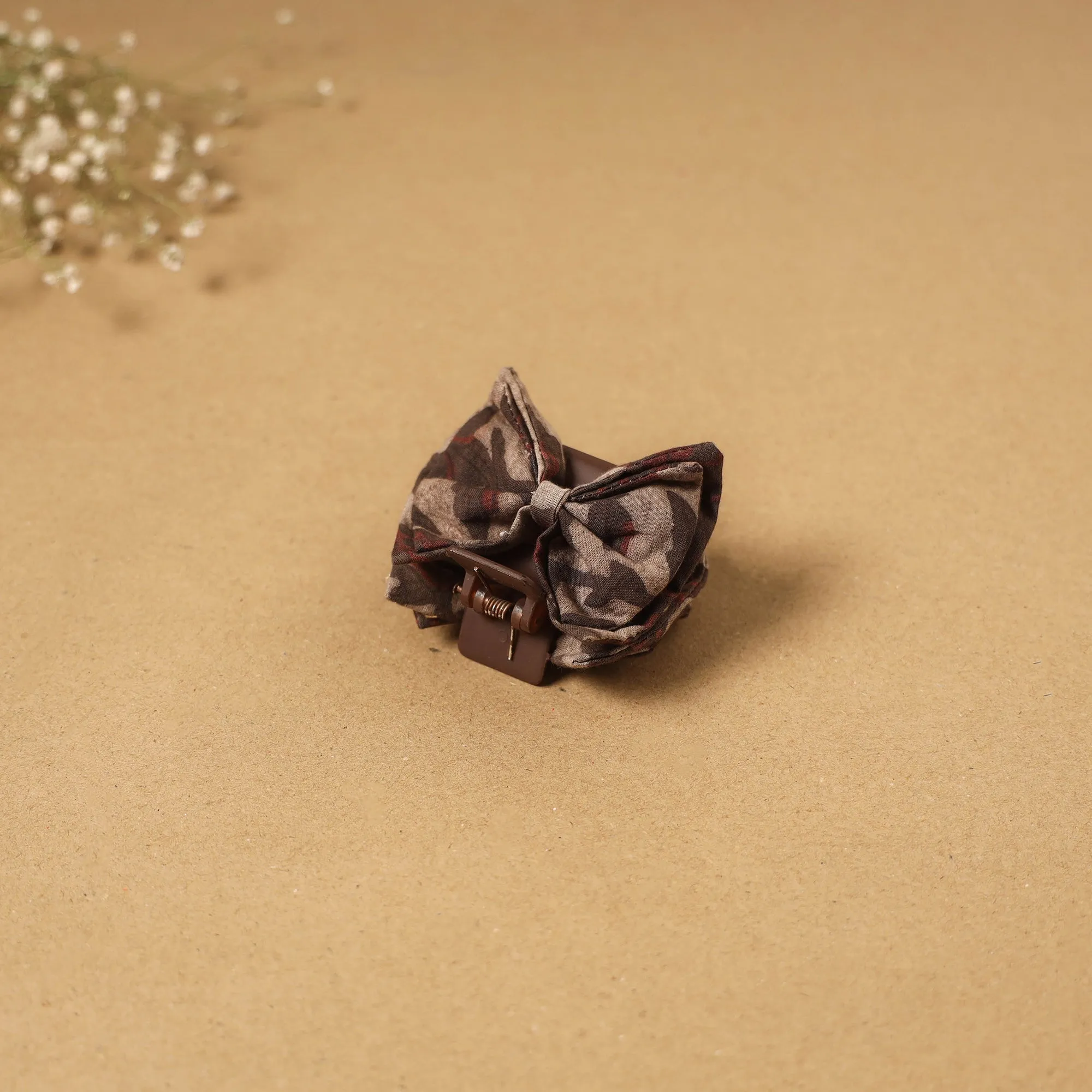 Beige - Handmade Women's Bow Hair Claw Clip 78 sold by Itokri product image thumbnail 2