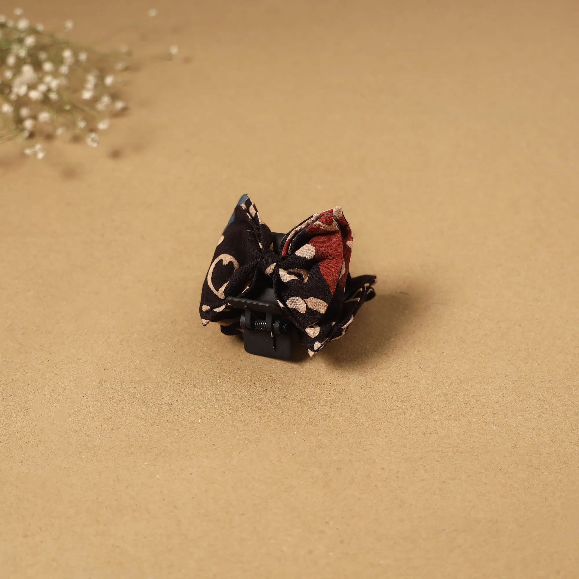 Beige - Handmade Women's Bow Hair Claw Clip 75 sold by Itokri product image thumbnail 2