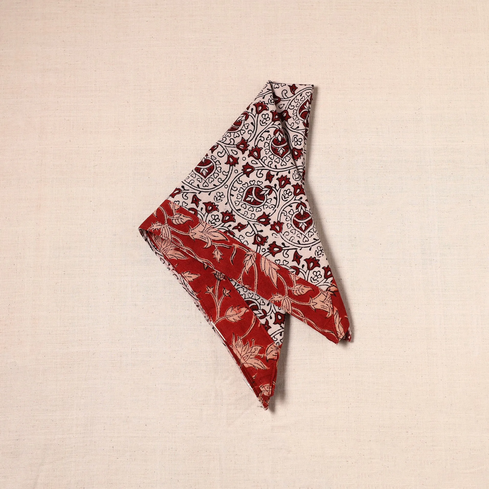 Beige - Handmade Cotton Bandana 37 sold by Itokri