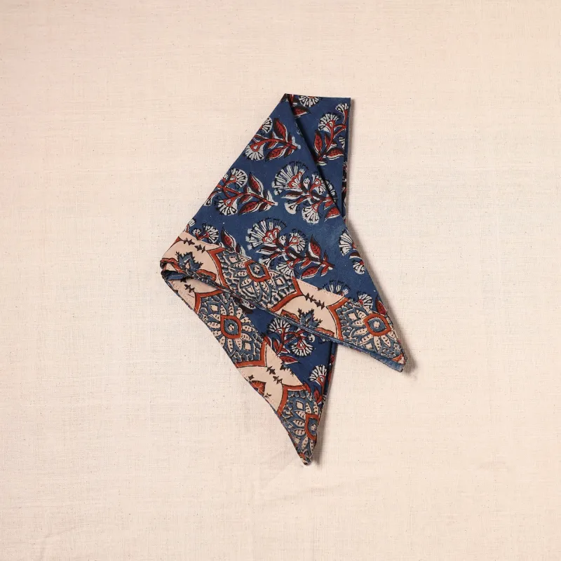 Blue - Handmade Cotton Bandana 23 sold by Itokri