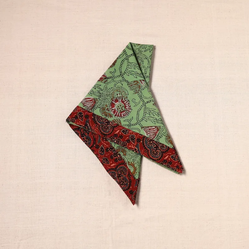 Green - Handmade Cotton Bandana 21 made by Itokri