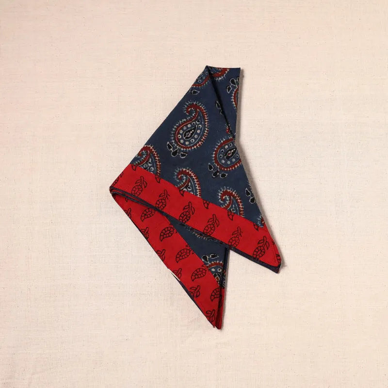 Blue - Handmade Cotton Bandana 31 made by Itokri