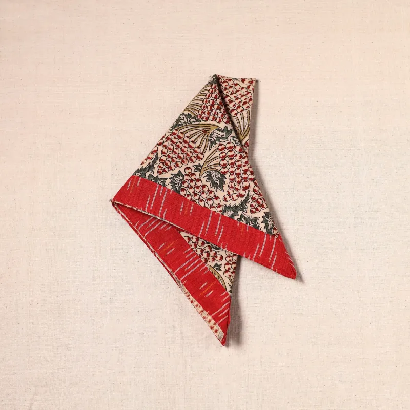 Beige - Handmade Cotton Bandana 47 made by Itokri