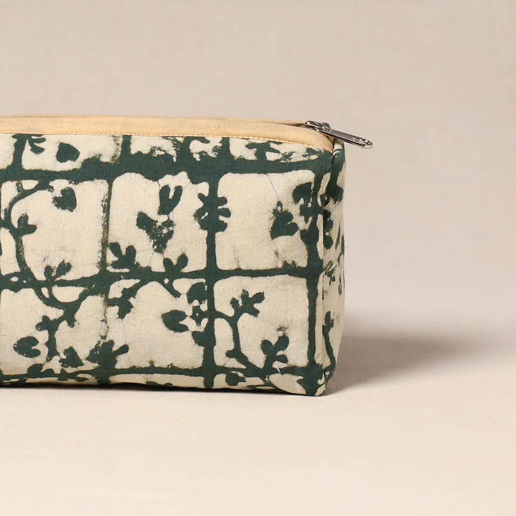 Beige - Handcrafted Fabric Toiletry Pouch 40 sold by Itokri product image thumbnail 3