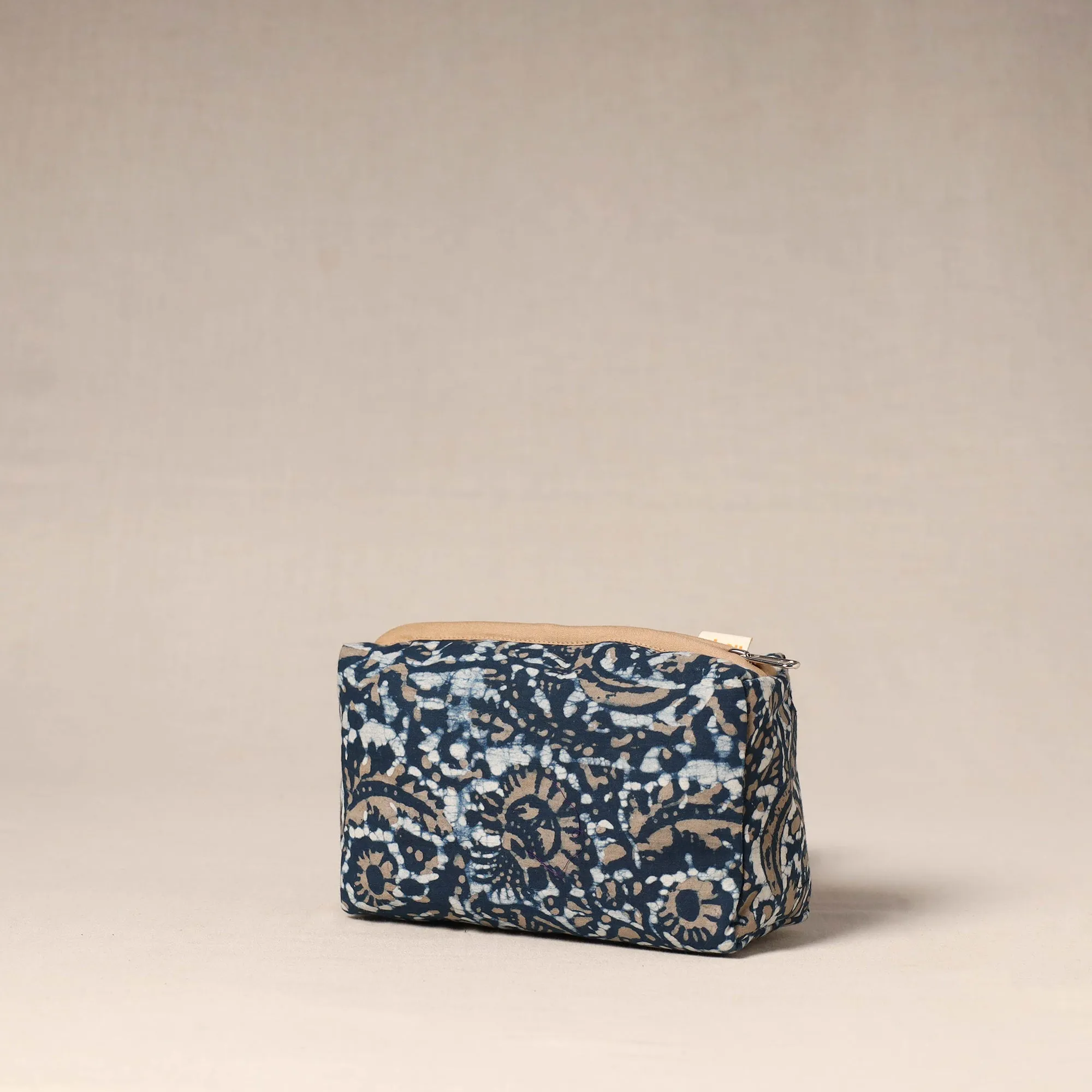 Blue - Handcrafted Fabric Toiletry Pouch 41 sold by Itokri product image thumbnail 2