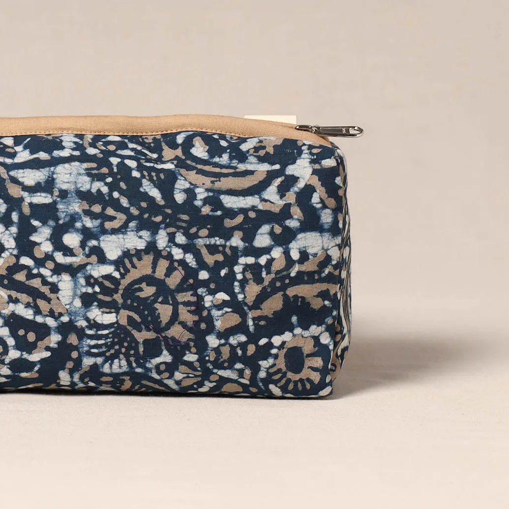 Blue - Handcrafted Fabric Toiletry Pouch 41 sold by Itokri product image thumbnail 3