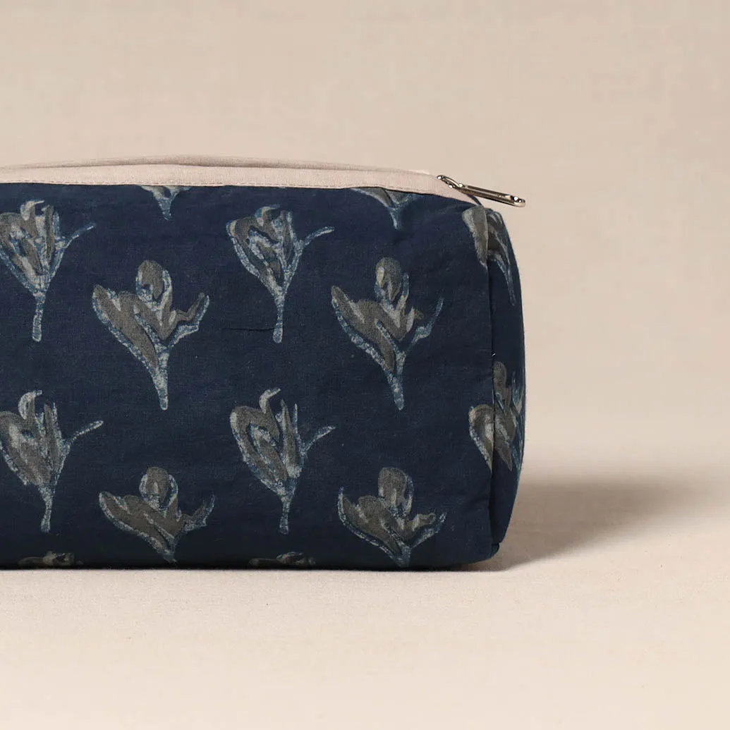 Blue - Handcrafted Fabric Toiletry Pouch 33 sold by Itokri product image thumbnail 3