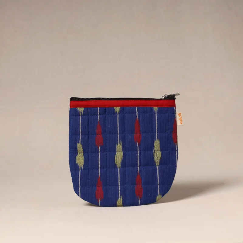 Blue - Handmade Quilted Utility Pouch 18 sold by Itokri