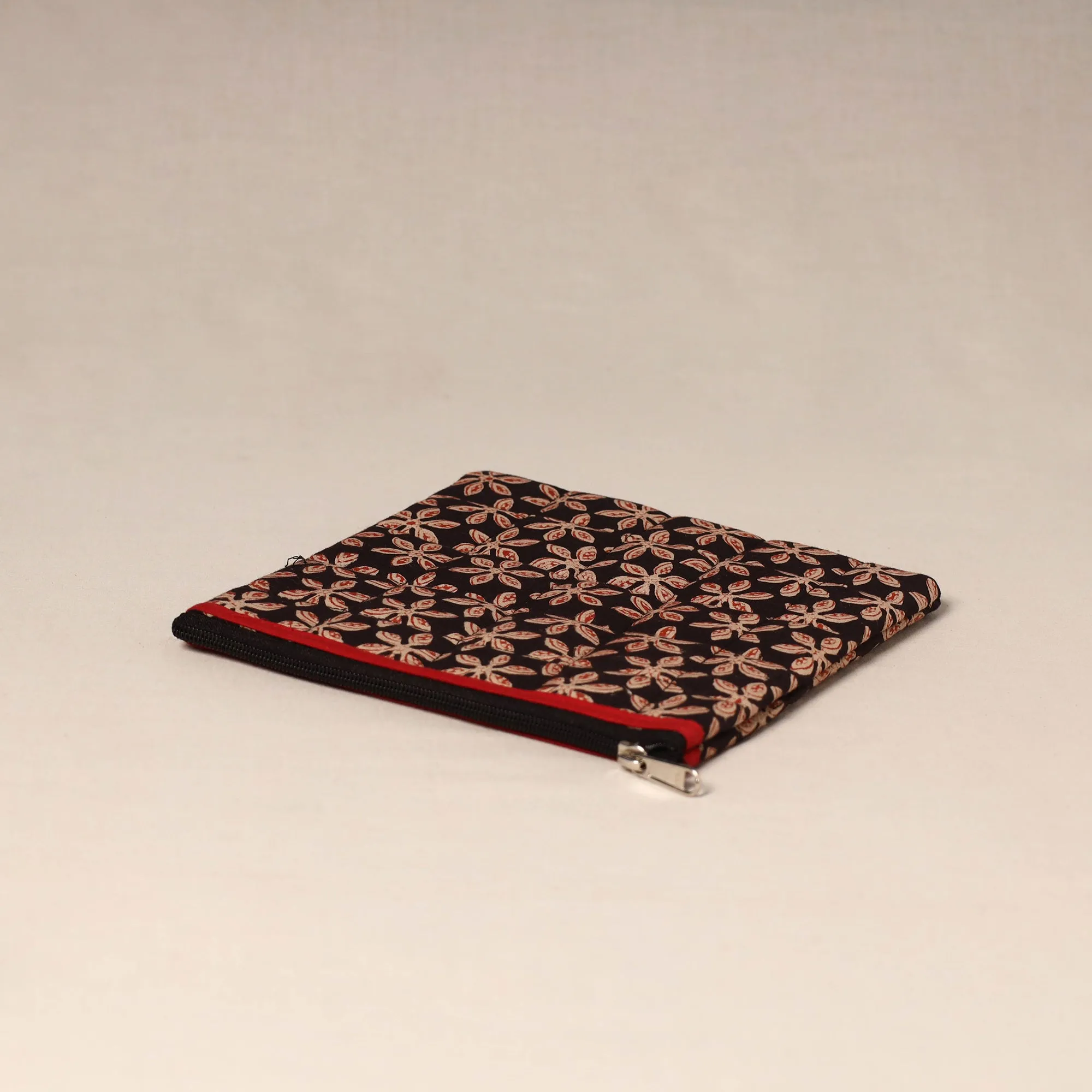 Black - Handmade Quilted Utility Pouch 26 sold by Itokri product image thumbnail 2