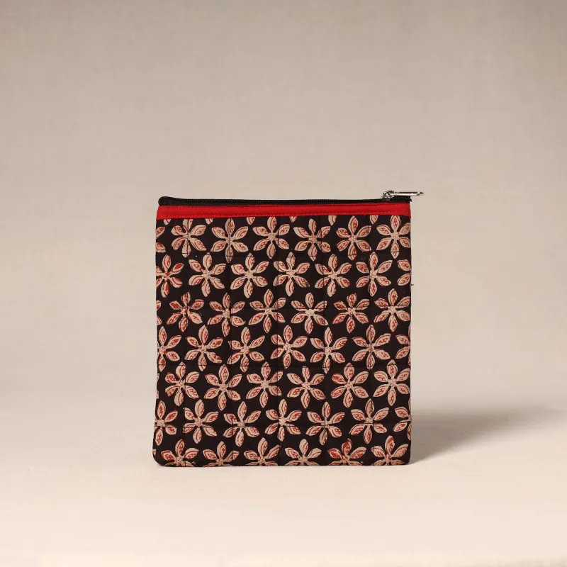 Black - Handmade Quilted Utility Pouch 26 sold by Itokri