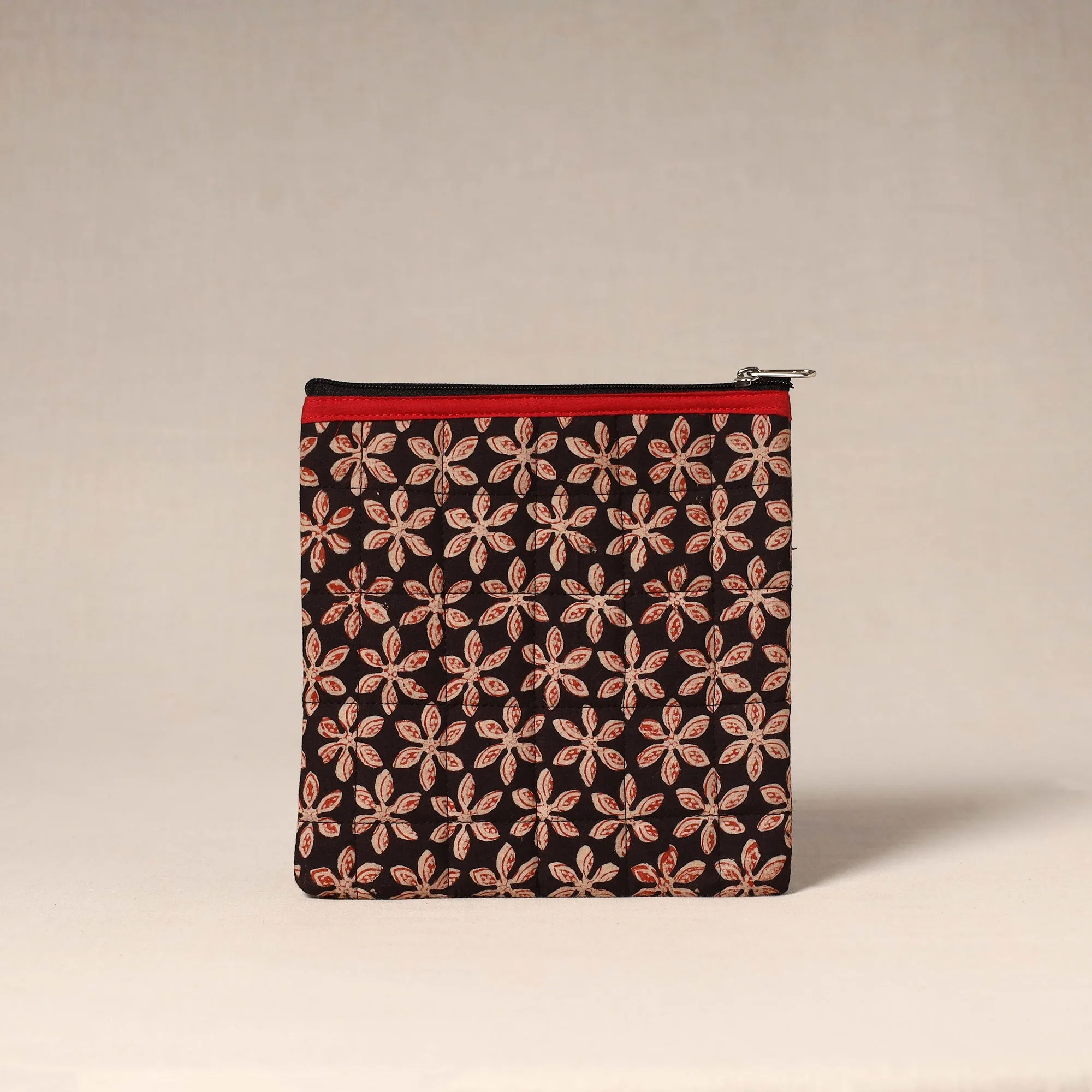 Black - Handmade Quilted Utility Pouch 26 sold by Itokri