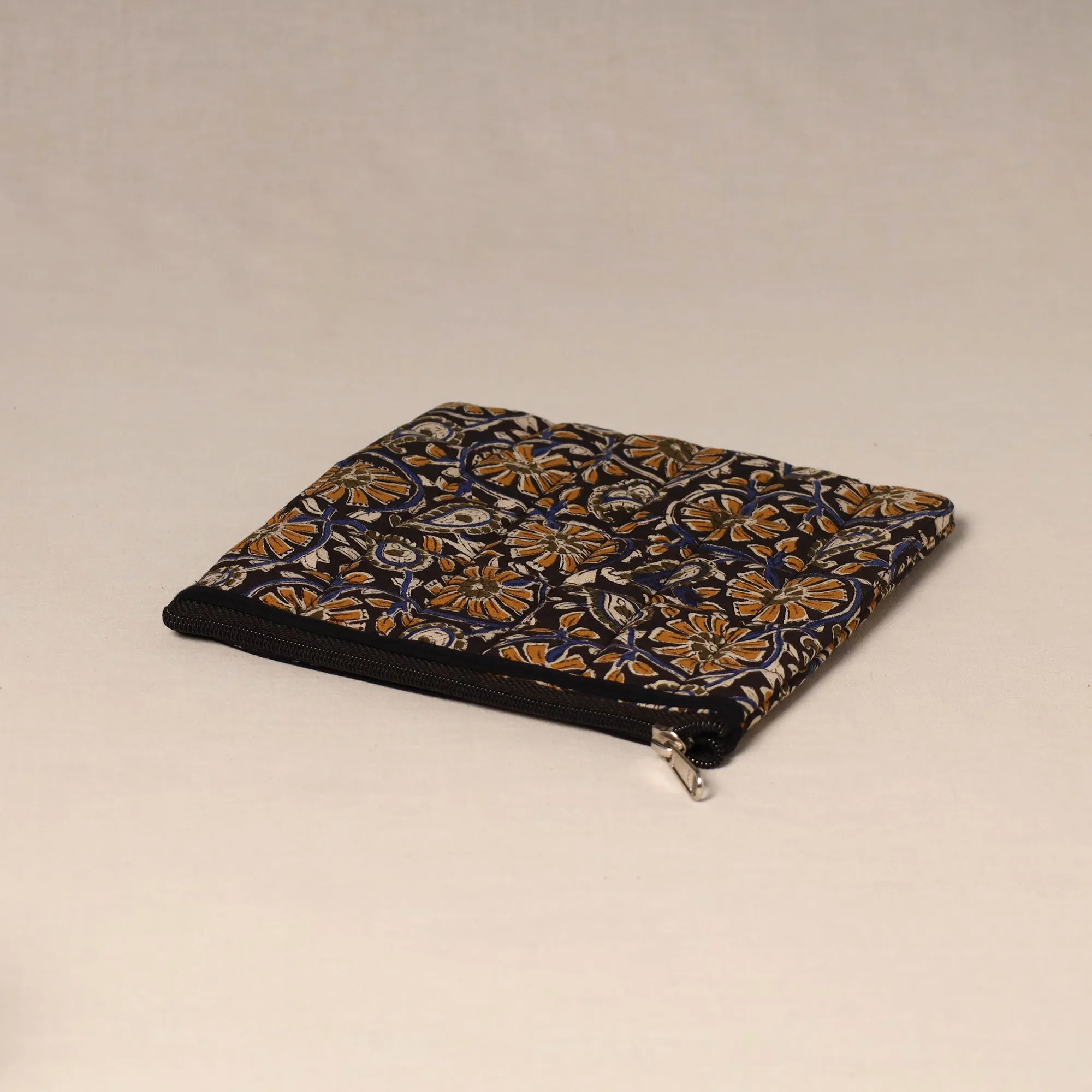 Black - Handmade Quilted Utility Pouch 27 sold by Itokri product image thumbnail 2