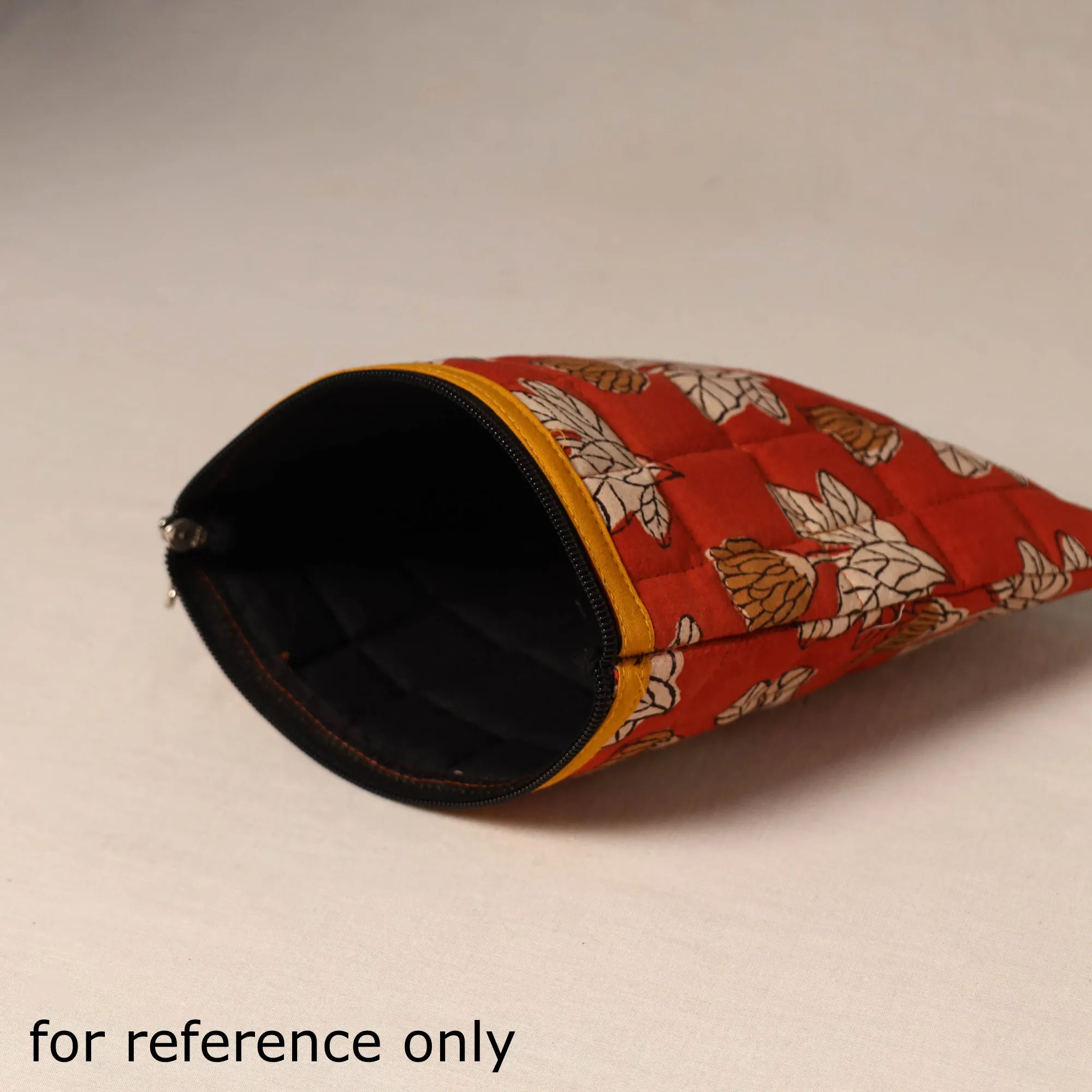 Black - Handmade Quilted Utility Pouch 27 sold by Itokri product image thumbnail 4