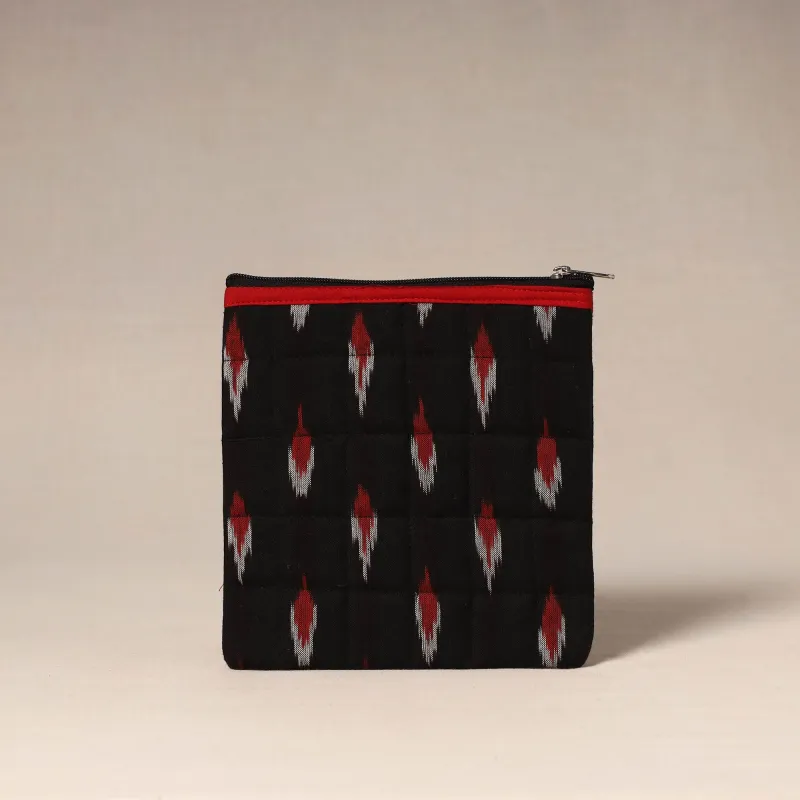 Black - Handmade Quilted Utility Pouch 14 made by Itokri
