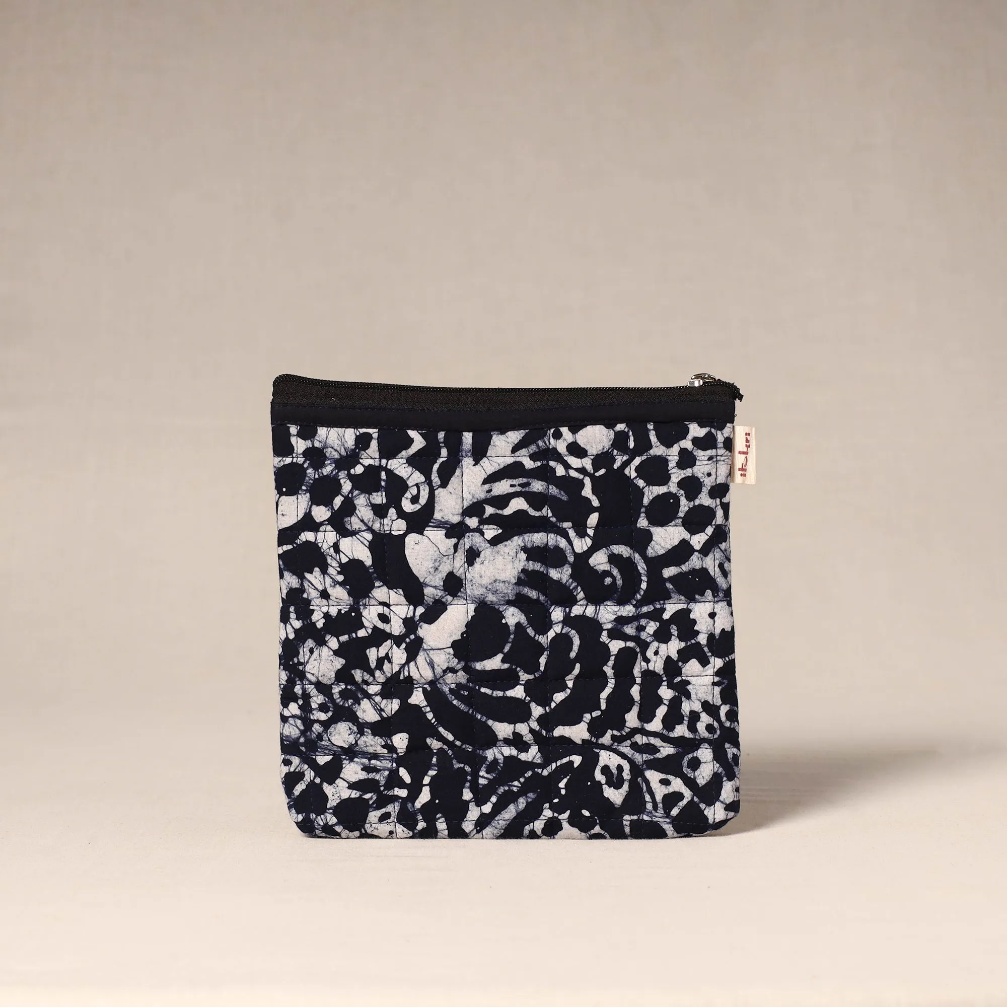 Blue - Handmade Quilted Utility Pouch 11 sold by Itokri