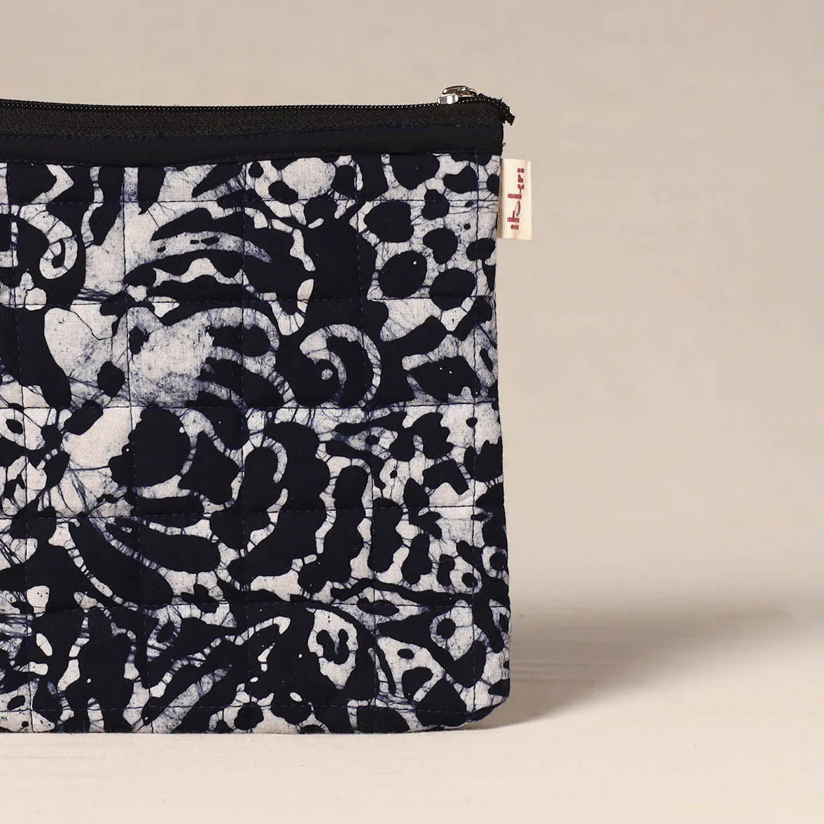 Blue - Handmade Quilted Utility Pouch 11 sold by Itokri product image thumbnail 3