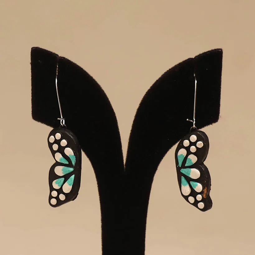 Multicolor - Bishnupur Handpainted Terracotta Earrings 106 sold by Itokri product image thumbnail 2