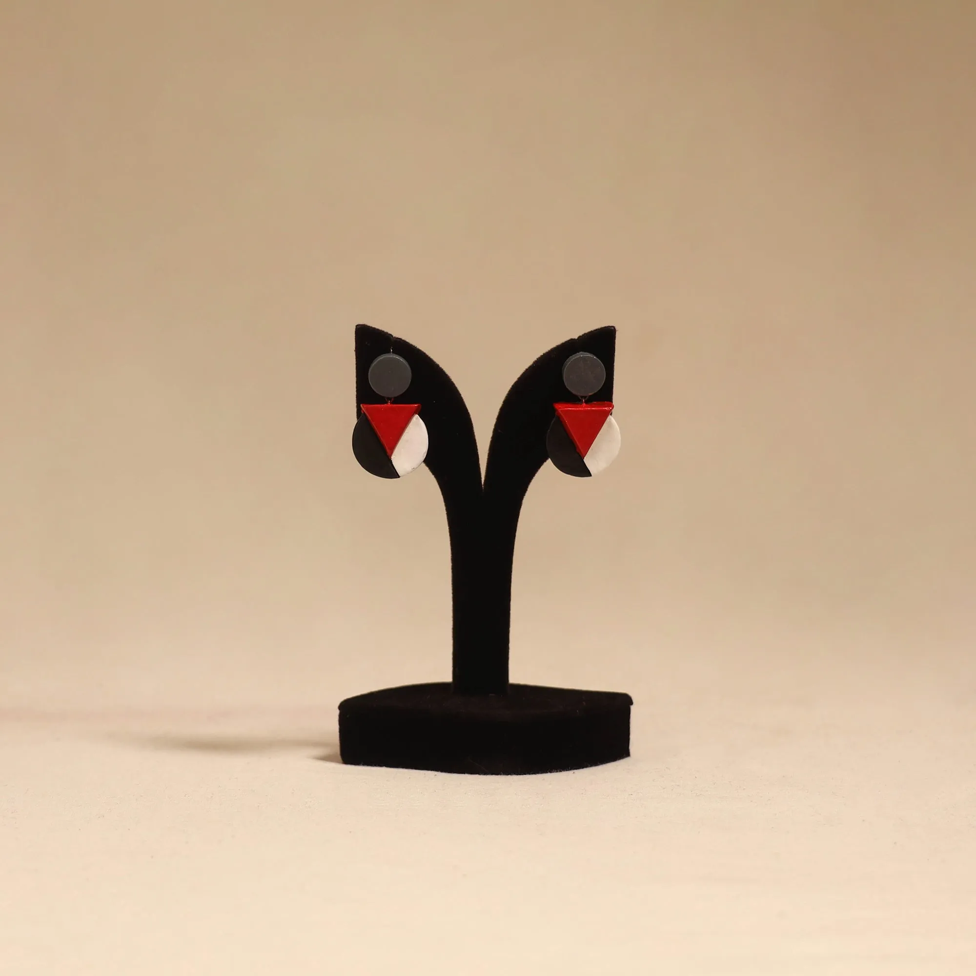 Multicolor - Bishnupur Handpainted Terracotta Earrings 134 sold by Itokri