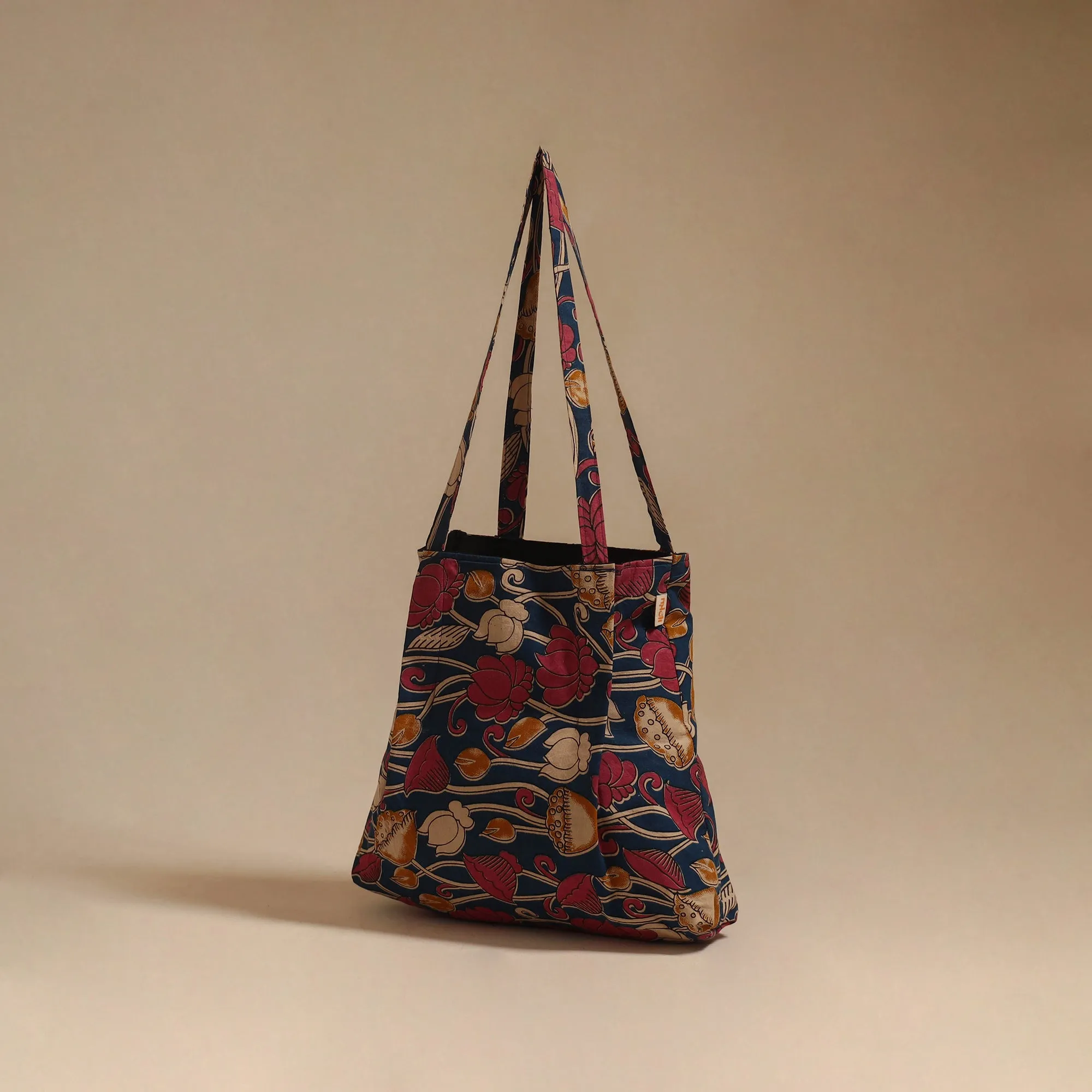 Black - Handcrafted Fabric Jhola Bag 32 sold by Itokri product image thumbnail 2