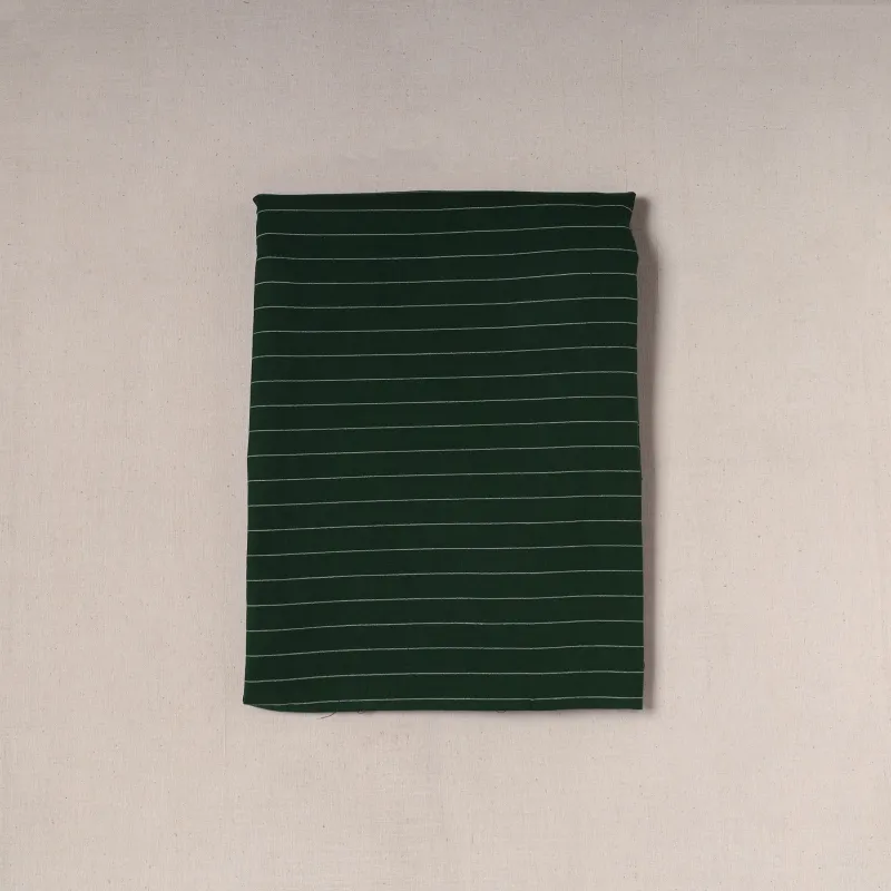 Green - Prewashed Cotton Jacquard Precut Fabric (2.5 meter) 141 made by Itokri