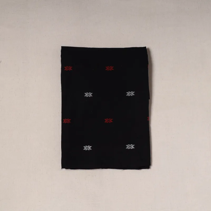 Black - Prewashed Cotton Jacquard Precut Fabric (2.3 meter) 140 made by Itokri