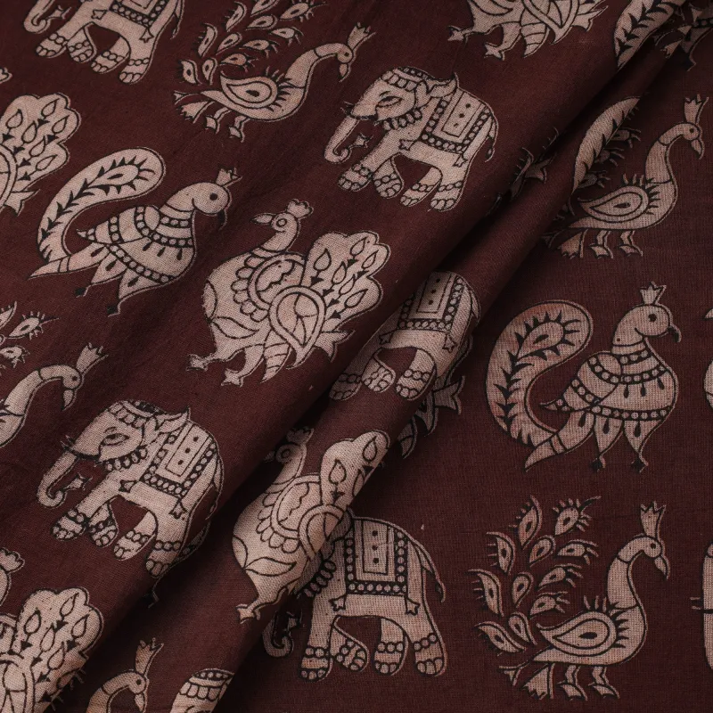 Printed Cotton Kalamkari Fabric 14 sold by Itokri