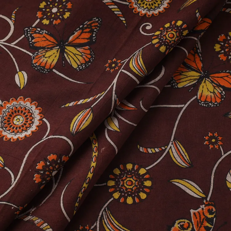 Printed Cotton Kalamkari Fabric 11 sold by Itokri