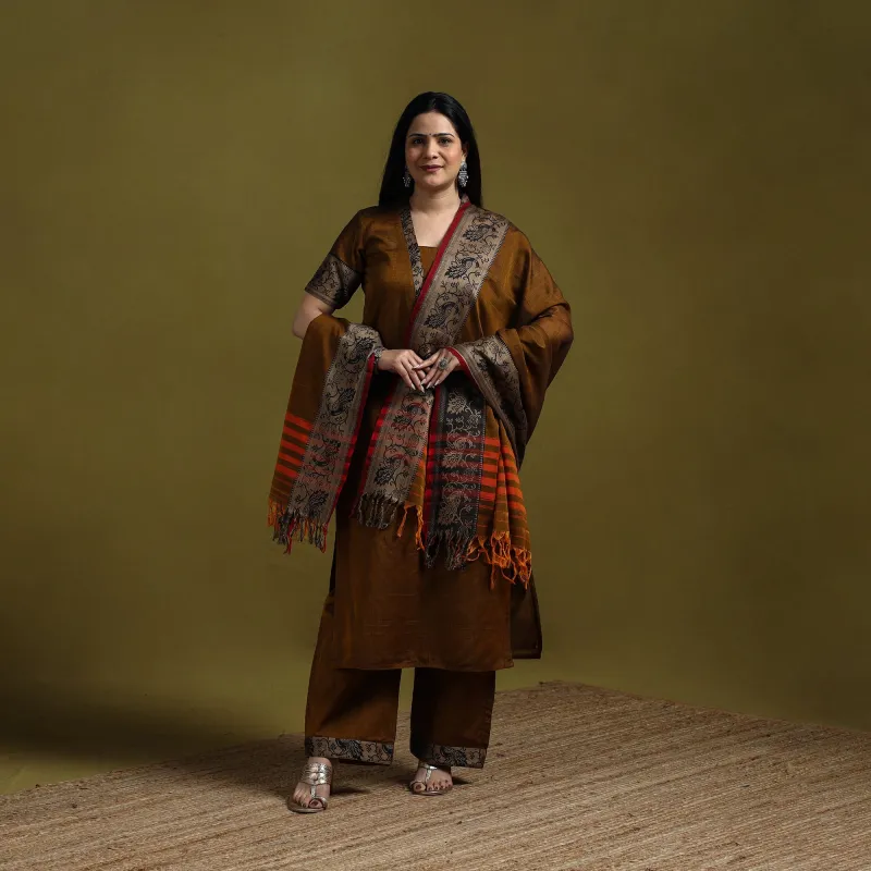 Dharwad Cotton Suit Set with Dupatta for women 02 sold by Itokri