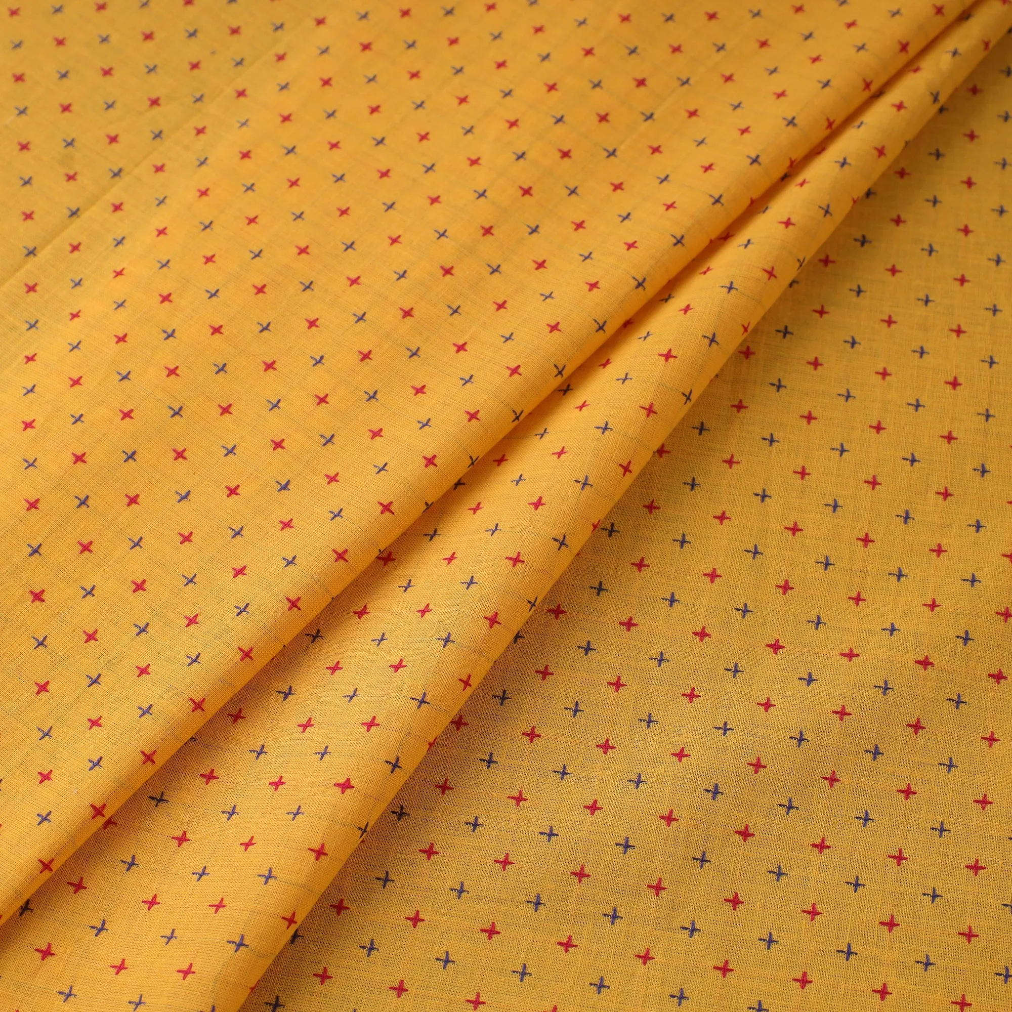Yellow - Prewashed Cotton Jacquard Fabric 09 sold by Itokri product image thumbnail 2