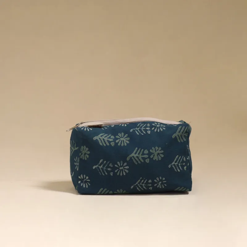Blue - Handcrafted Fabric Toiletry Bag 10 sold by Itokri