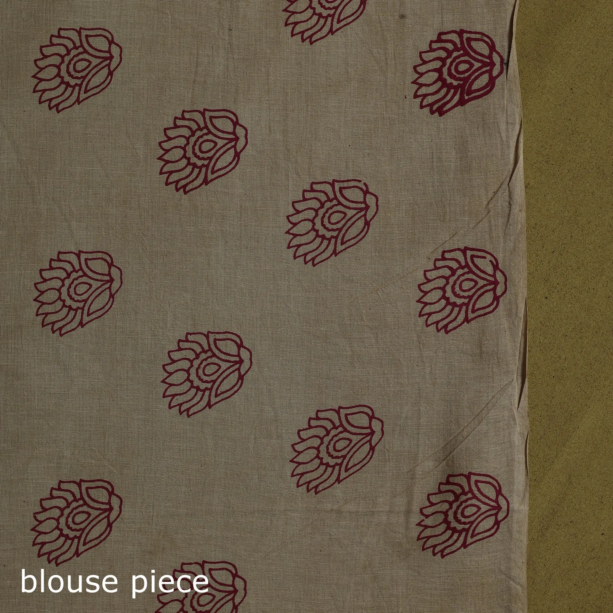 Printed Cotton Nellore Kalamkari Saree 47 sold by Itokri product image thumbnail 5
