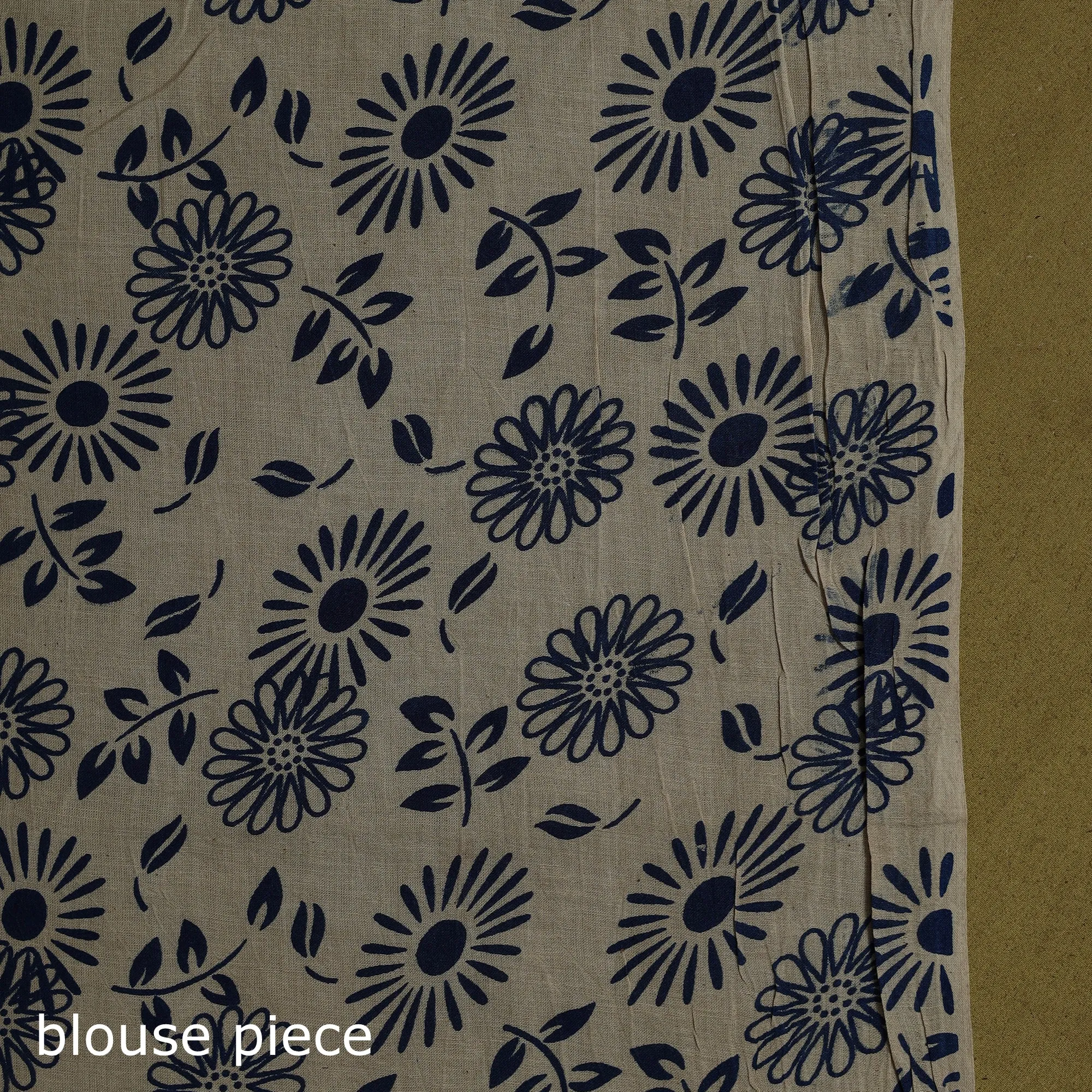 Blue - Printed Cotton Nellore Kalamkari Saree 27 sold by Itokri product image thumbnail 5