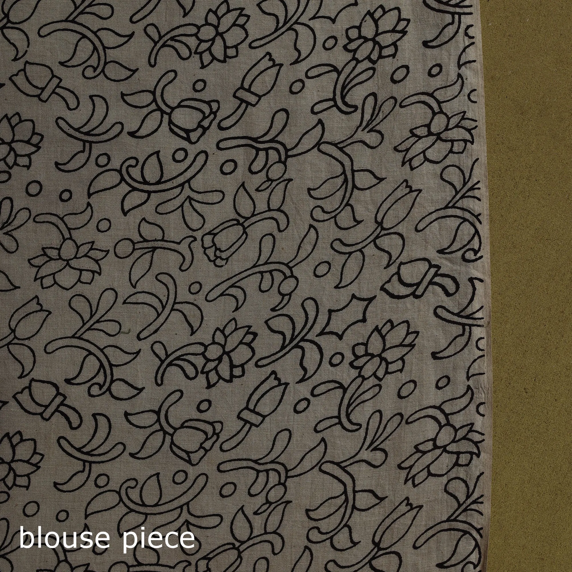 Black - Printed Cotton Nellore Kalamkari Saree 11 sold by Itokri product image thumbnail 5