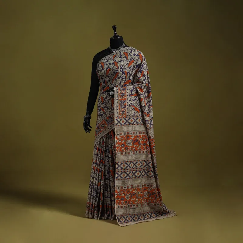 Printed Cotton Nellore Kalamkari Saree 05 sold by Itokri