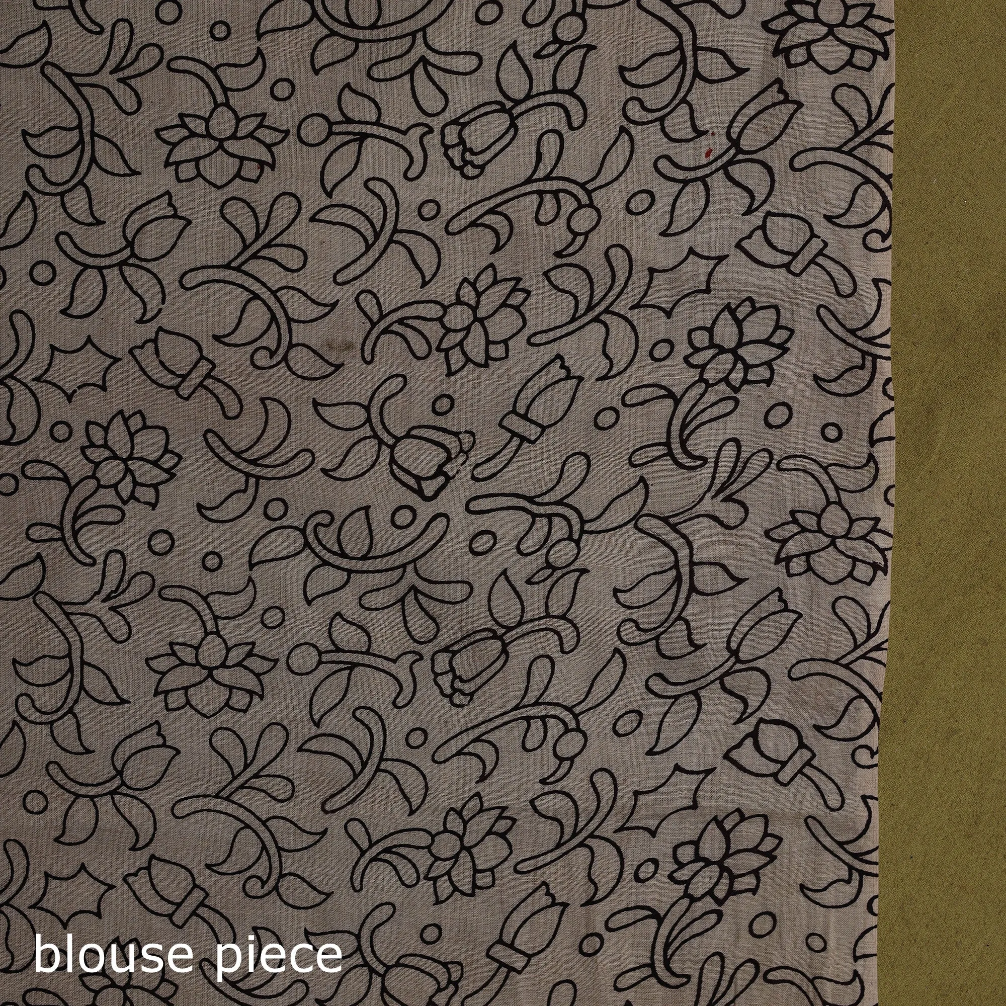 Printed Cotton Nellore Kalamkari Saree 55 sold by Itokri product image thumbnail 5